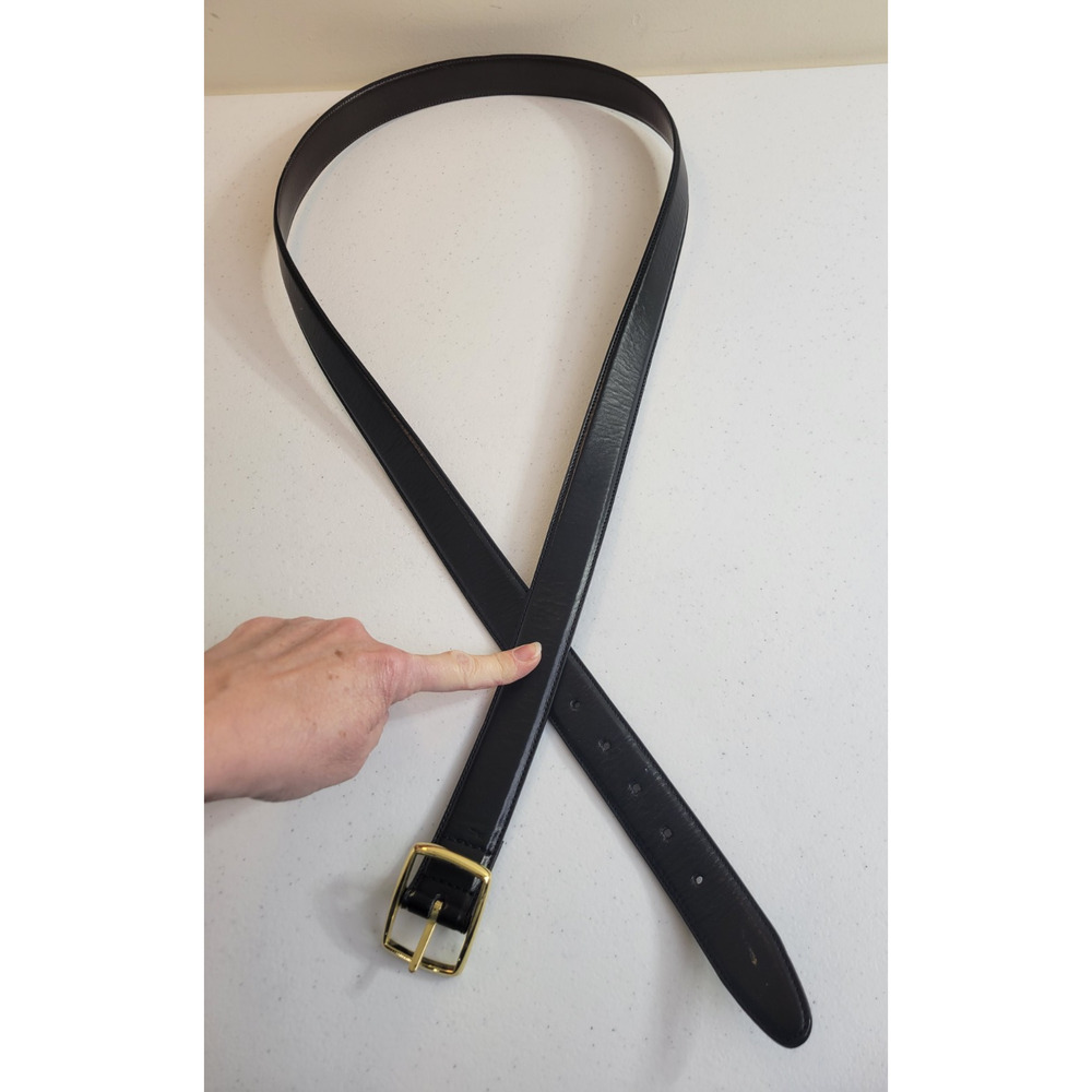 Ale Black Belt Genuine Leather Formal Business Career‎ Casual Men's Size 50